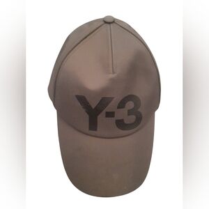 Adidas Y-3 Yohji Yamamoto Black Embroidered Baseball Cap OS